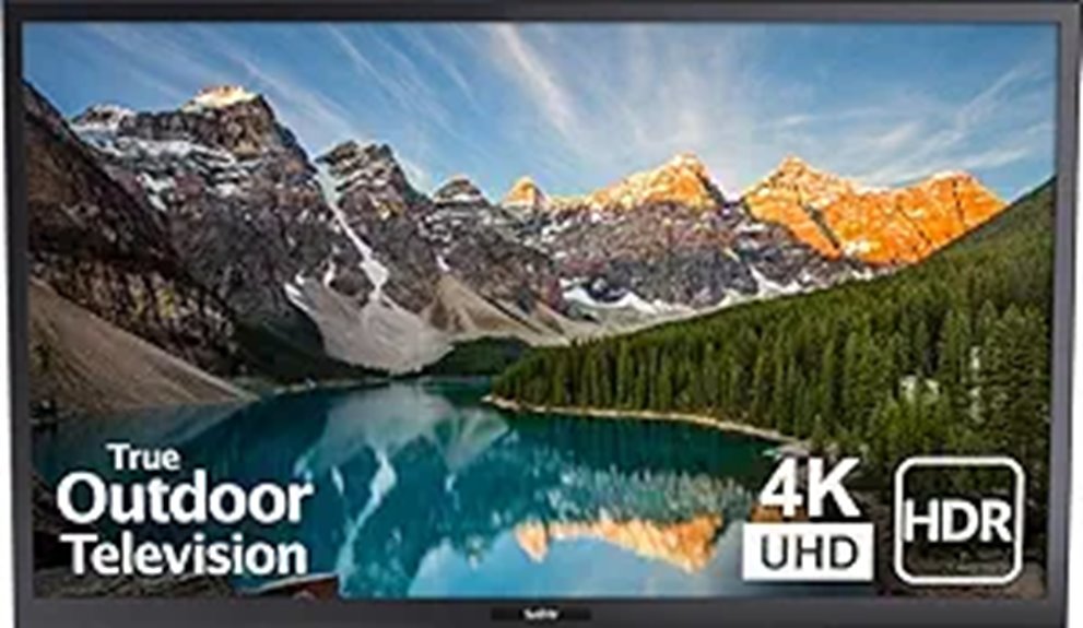 outdoor 43 inch 4k hdr