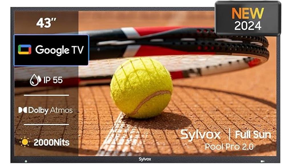 outdoor 43 inch waterproof tv