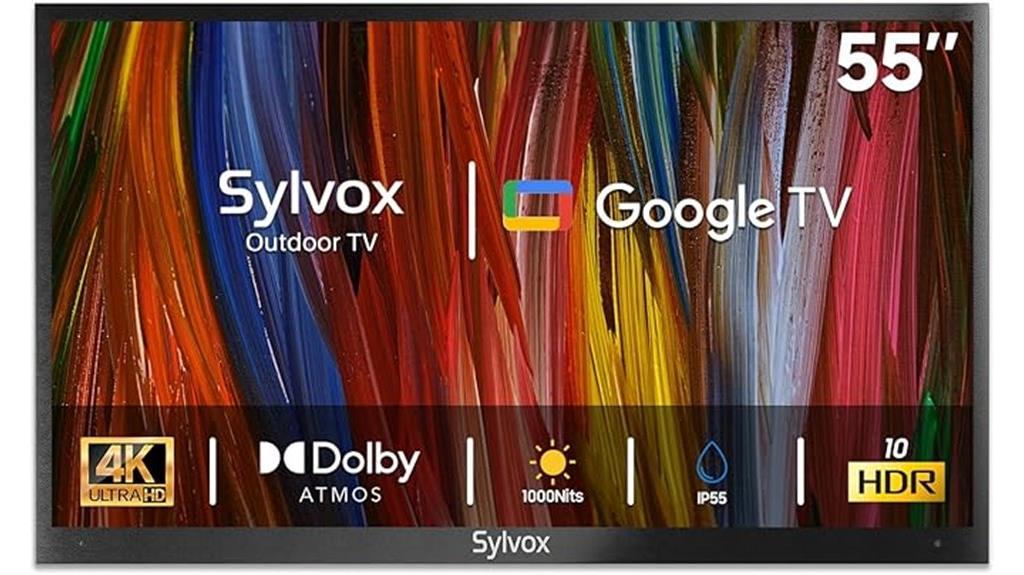outdoor 55 inch 4k tv