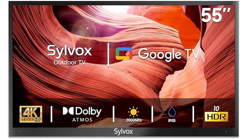 outdoor 55 inch 4k waterproof