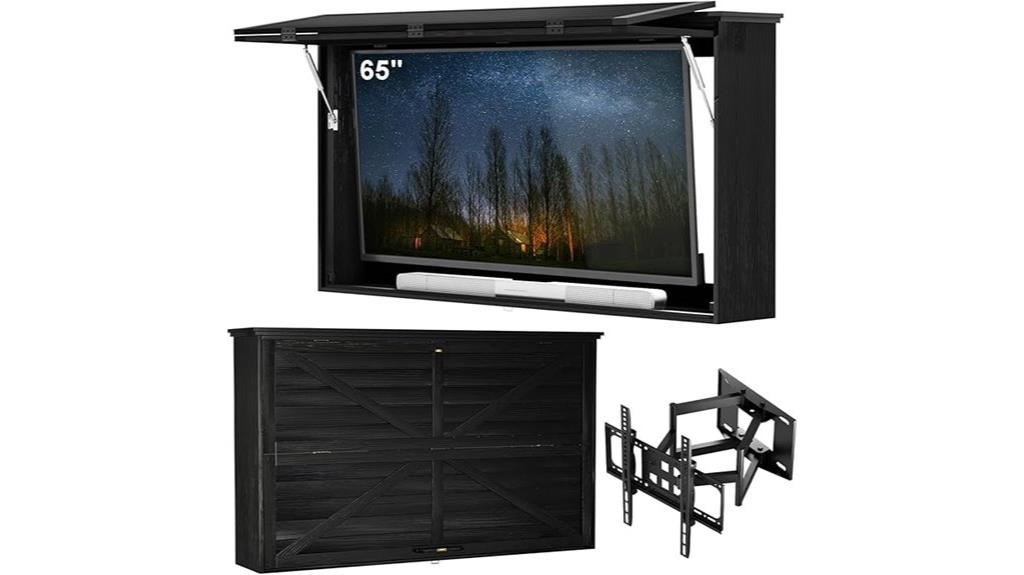 outdoor 65 inch weatherproof enclosure