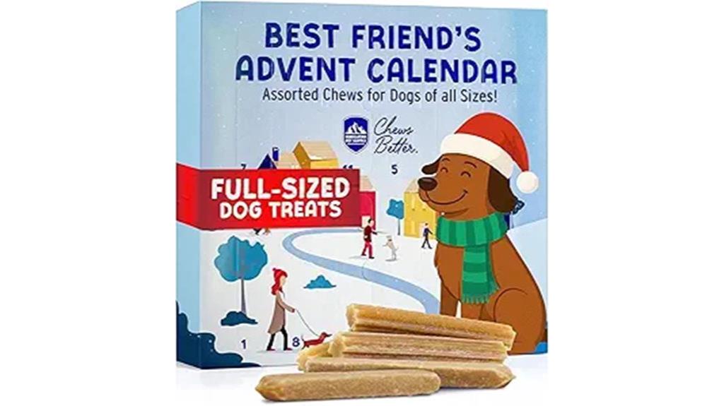 pet holiday chew calendar