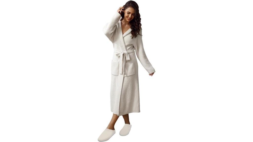 plush women s fuzzy robe