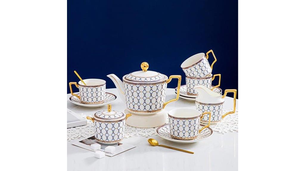 porcelain tea service set
