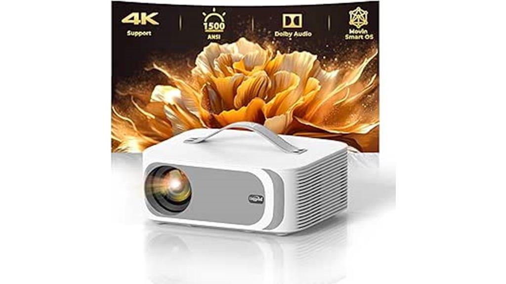 portable 4k outdoor projector