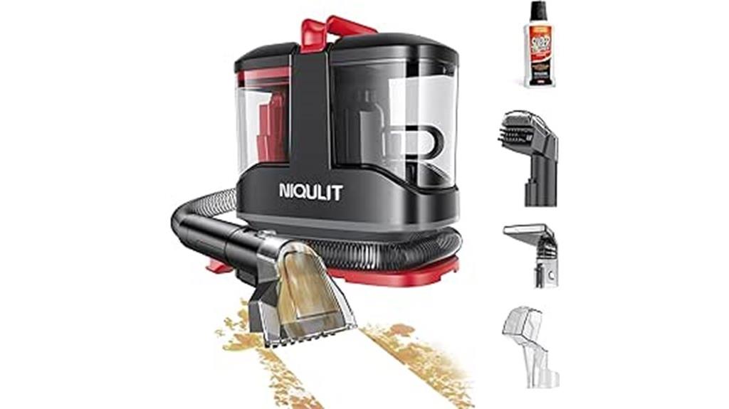 portable dual brush carpet cleaner