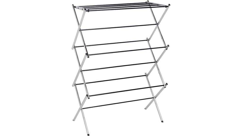 portable foldable laundry rack