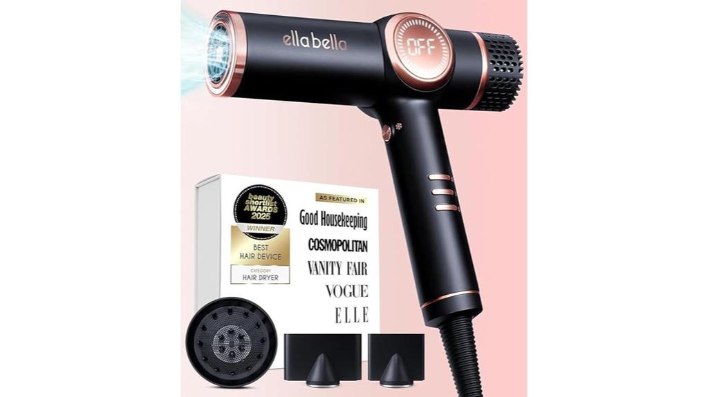 portable ionic hair dryer
