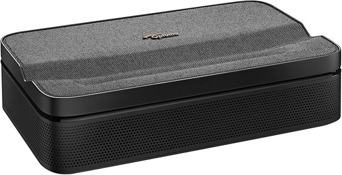 portable short throw laser projector