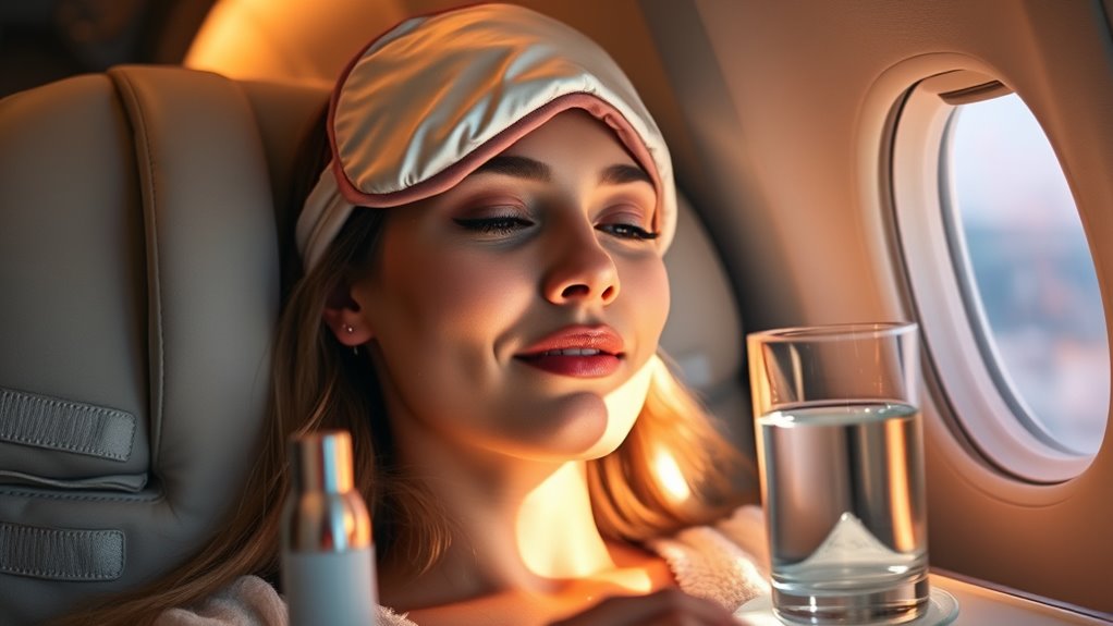 post flight skin rejuvenation routine