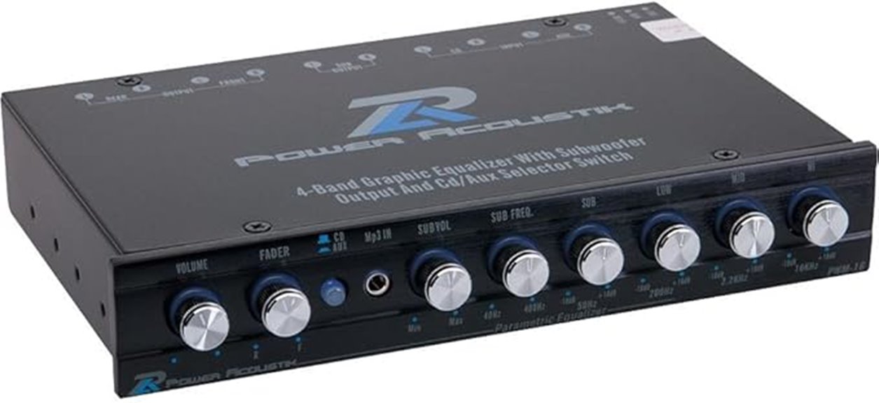 power acoustik equalizer packaging