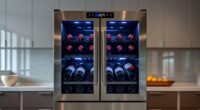 premium dual zone wine coolers