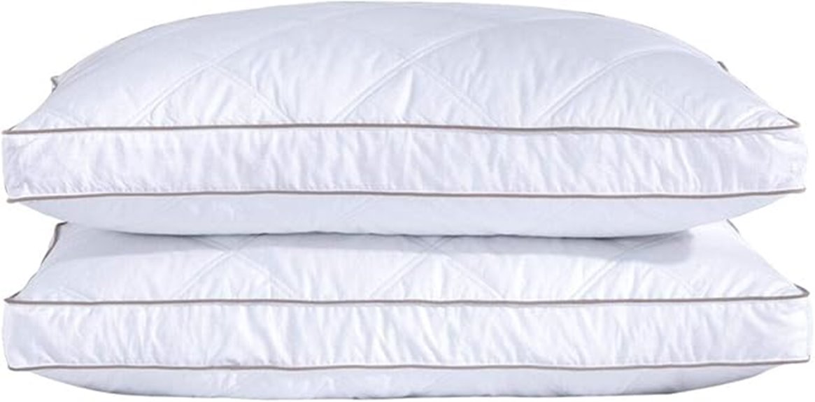 premium goose feather pillows