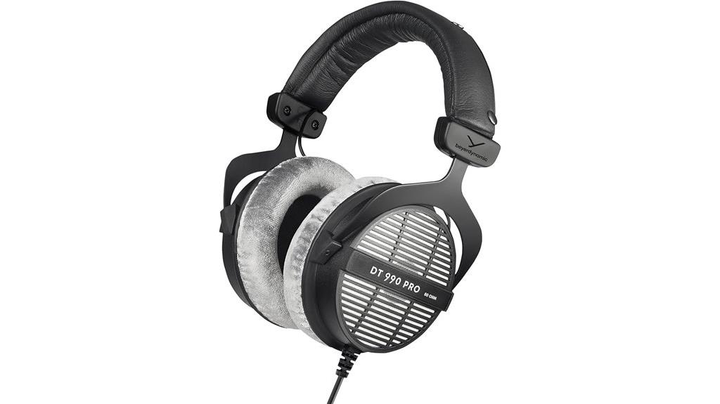 professional open back studio headphones