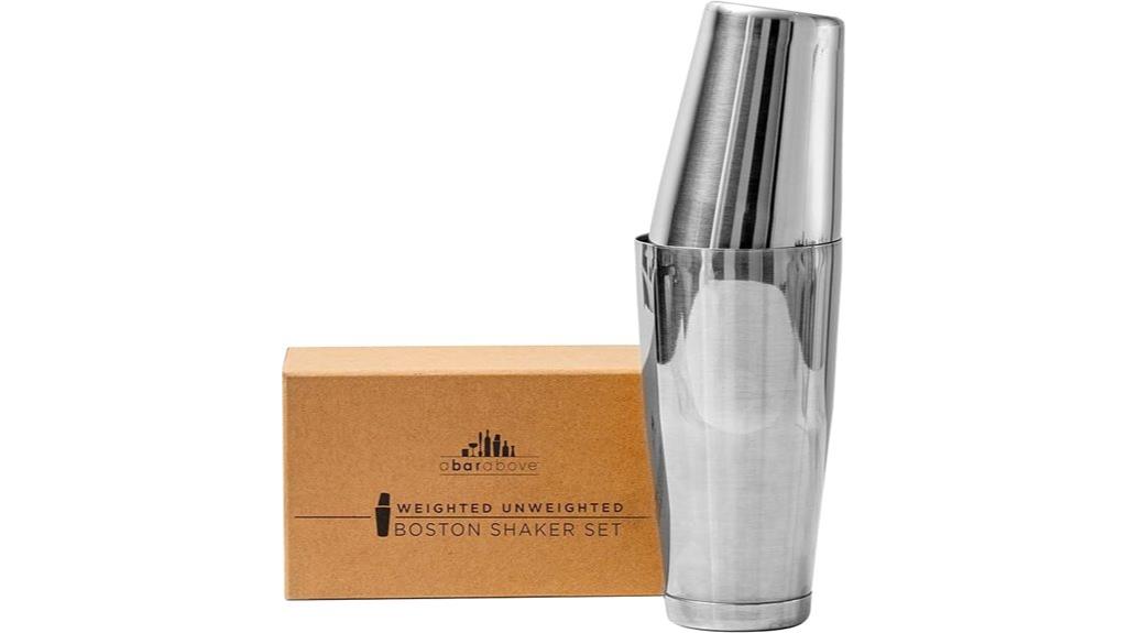 professional stainless steel shaker