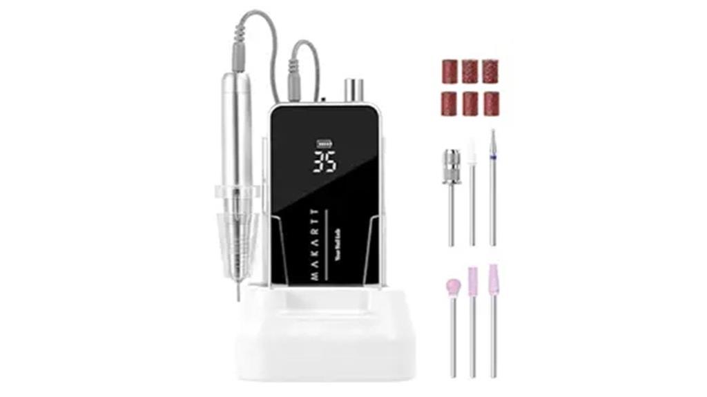 rechargeable electric nail drill