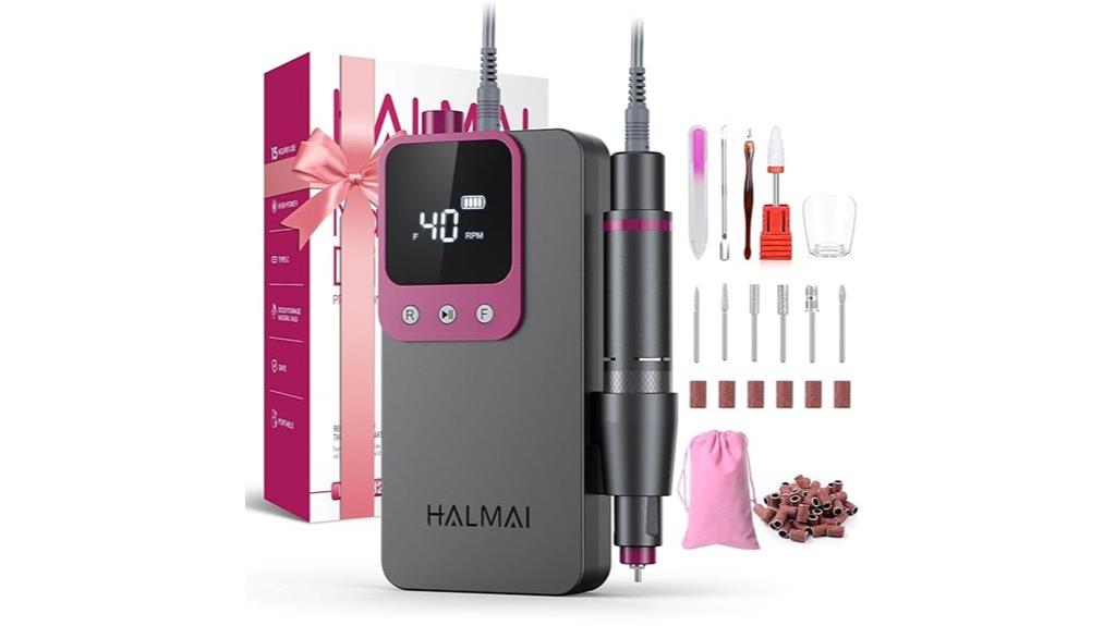 rechargeable portable nail drill