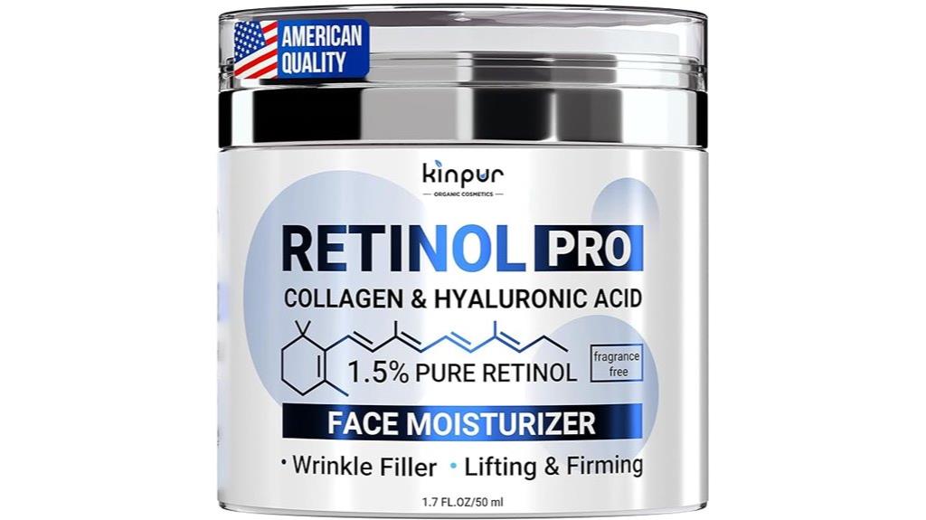 retinol anti aging face cream