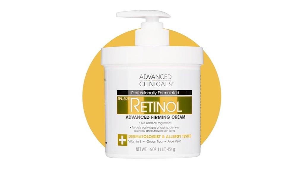 retinol body and face lotion