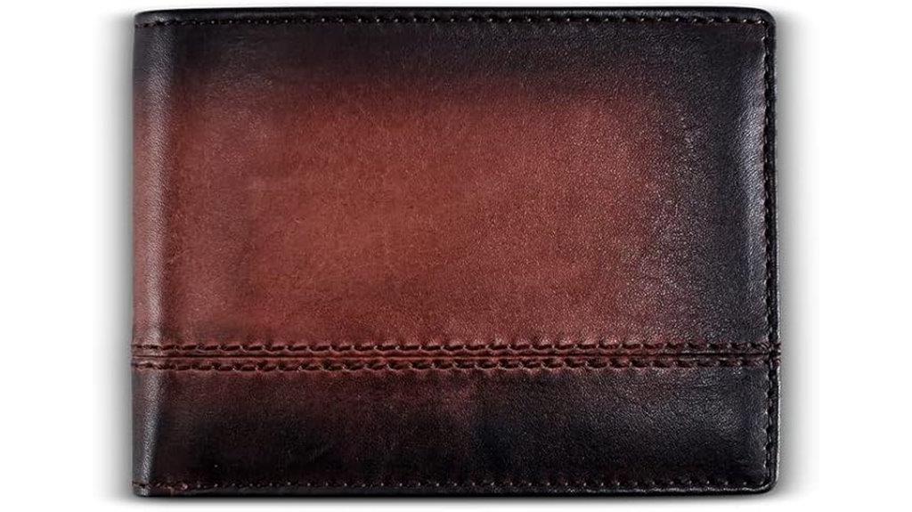 rfid leather wallet for men