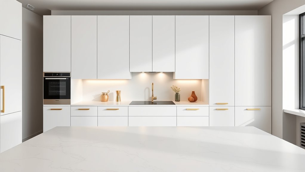 seamless sleek cabinetry design