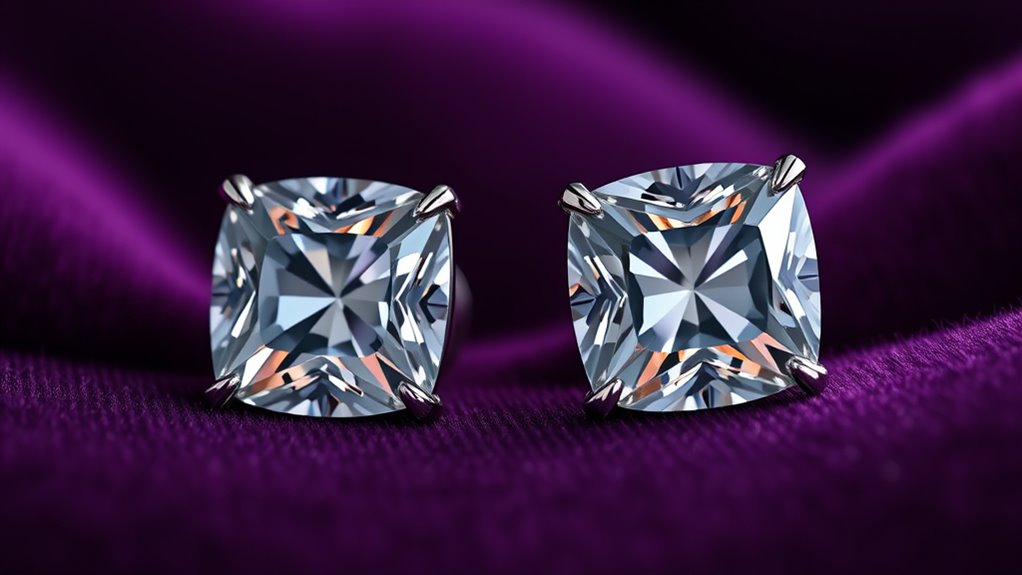 selecting quality moissanite earrings