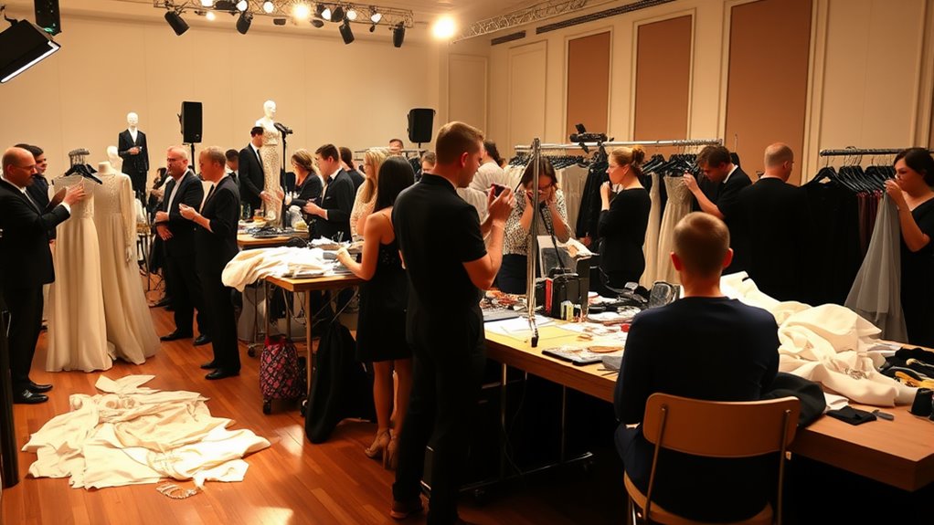 showcase lighting logistics coordination