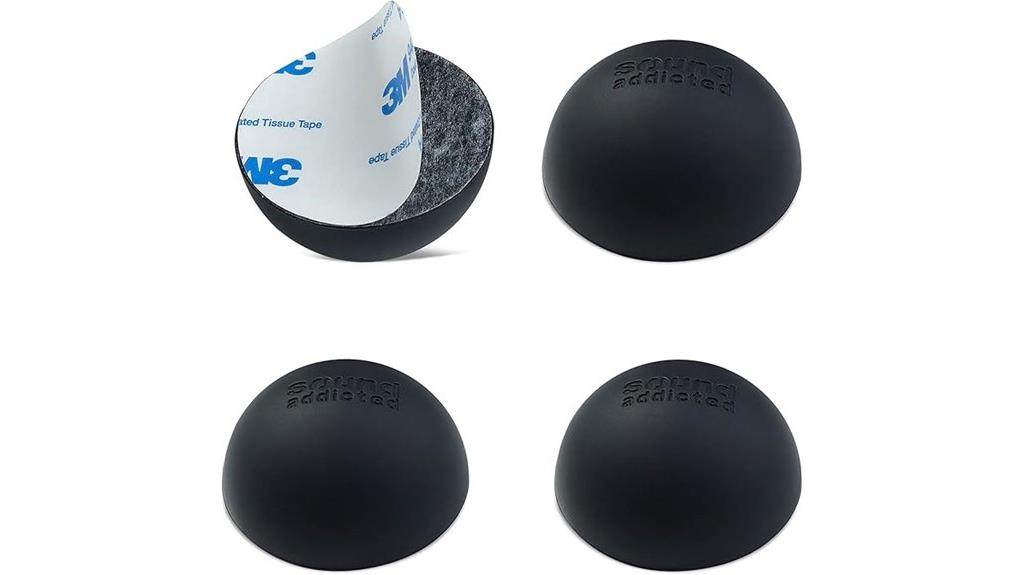 silicone feet audio isolation