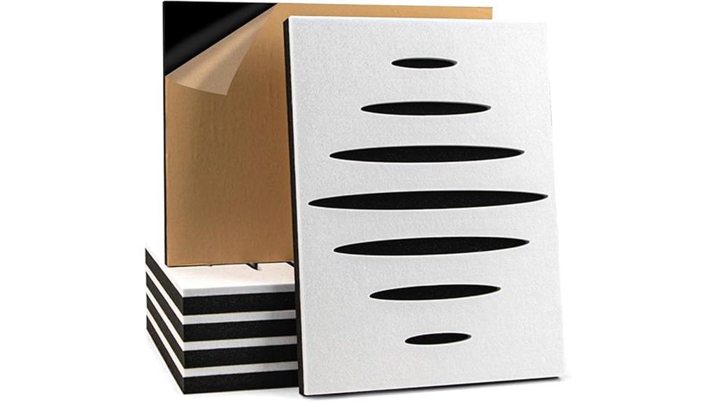 six pack self adhesive panels