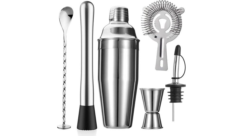 six piece bartending kit