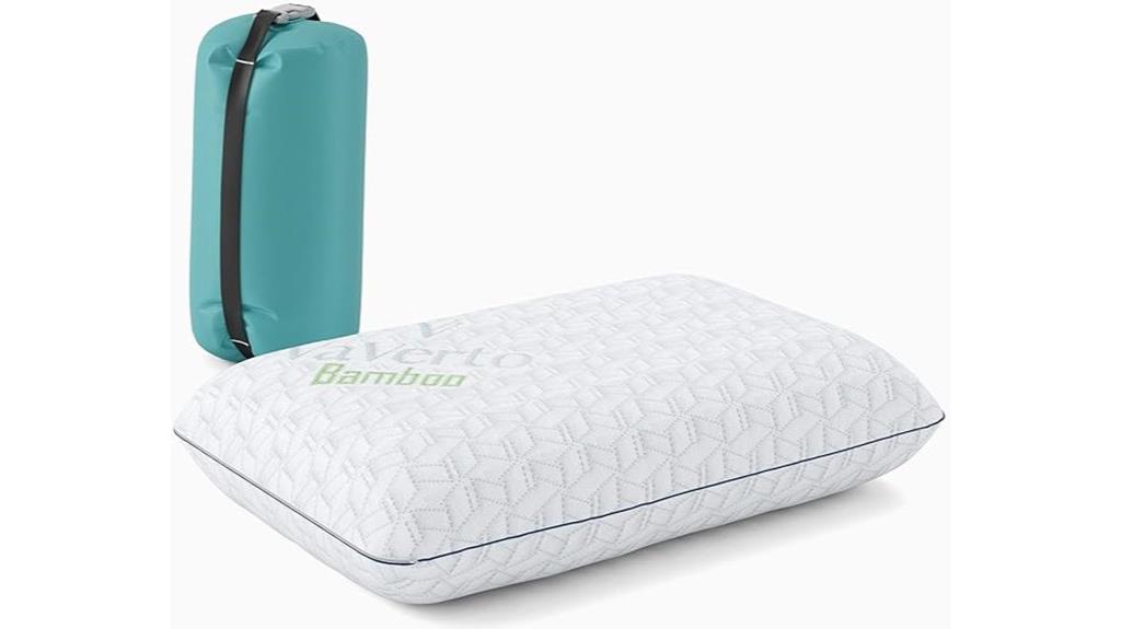 small camping memory foam pillow