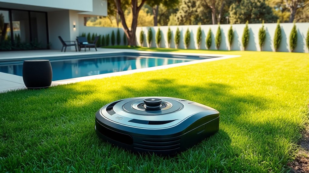 smart automated outdoor maintenance