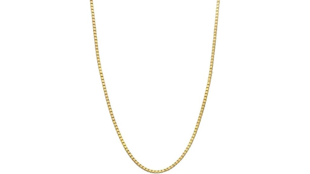 solid gold chain necklace