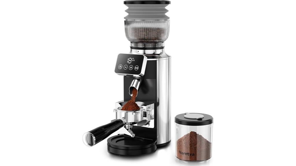 stainless steel 2 in 1 grinder
