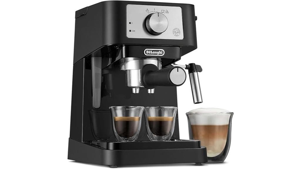 stainless steel espresso maker