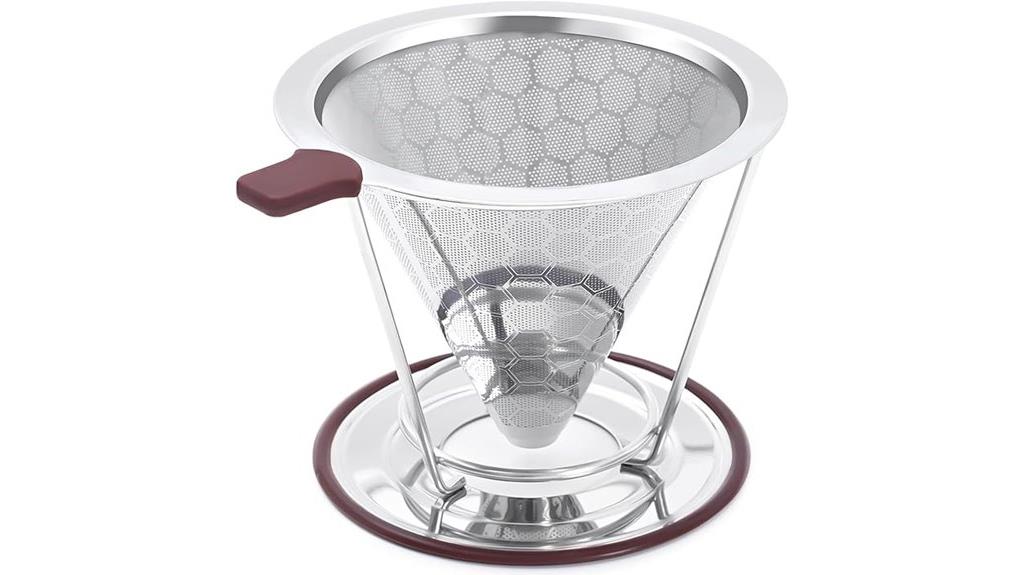 stainless steel pour over