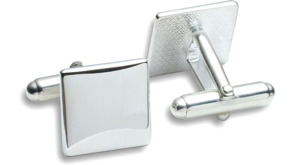sterling silver square cuffs