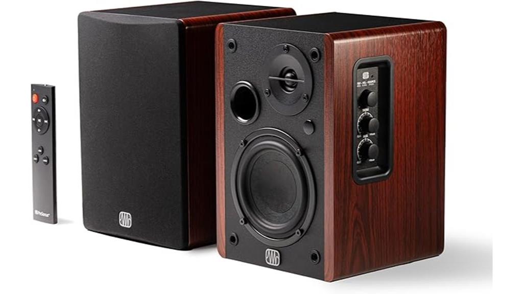 studio quality powered speakers