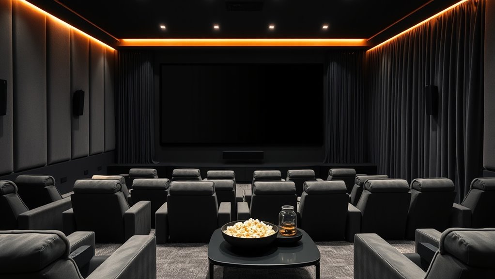 stylish comfortable viewing space