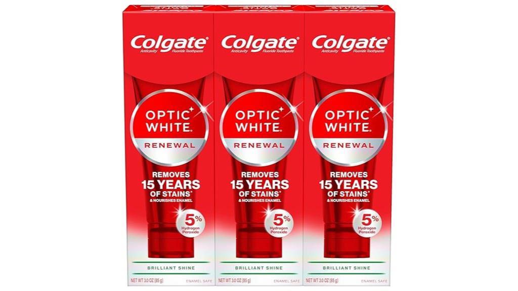 three pack whitening toothpaste