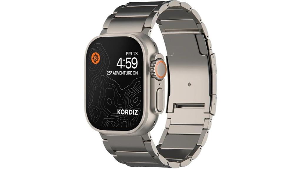 titanium band for apple watch