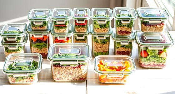 top glass meal storage options