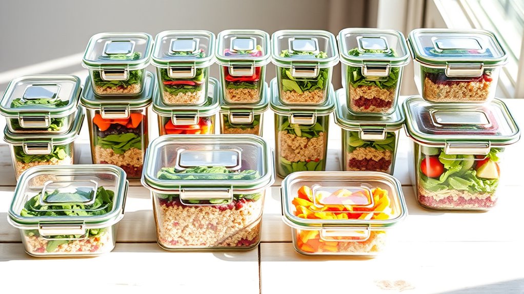 top glass meal storage options