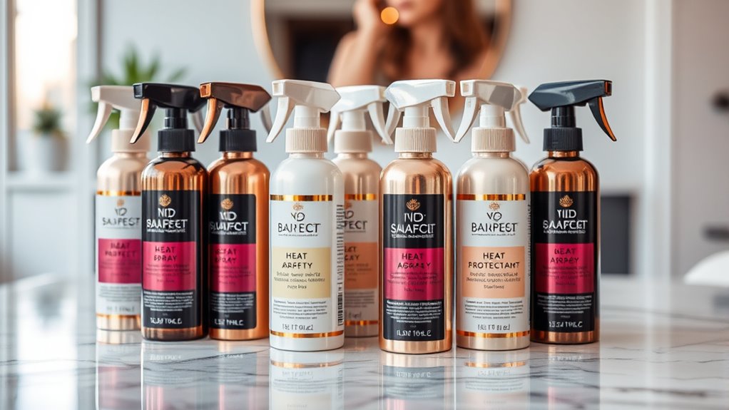 top heat protectant spray picks