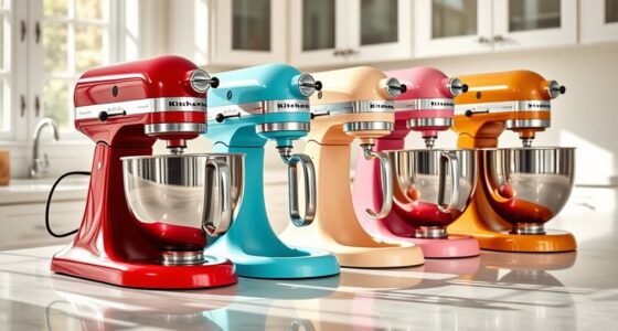 top kitchenaid mixer colors