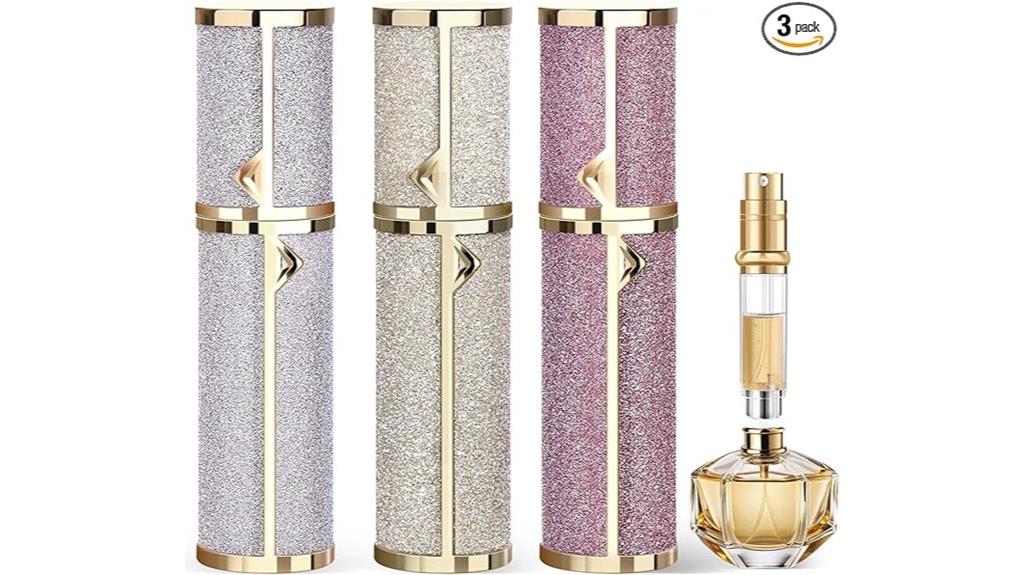 travel perfume refill set