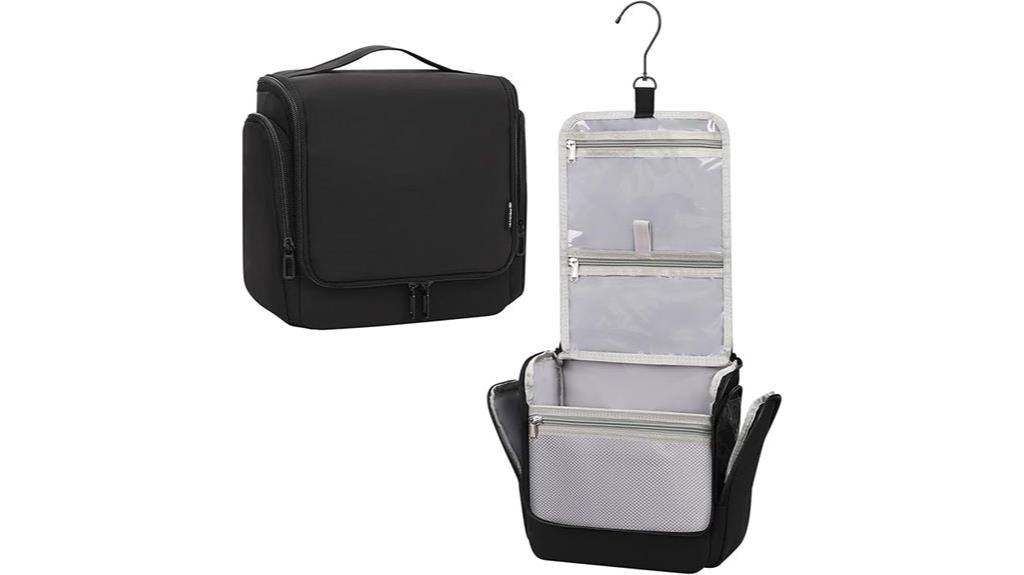 travel sized hanging toiletry bag