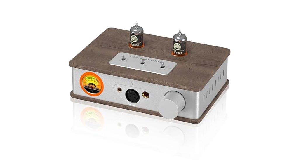 tube headphone amplifier with vu