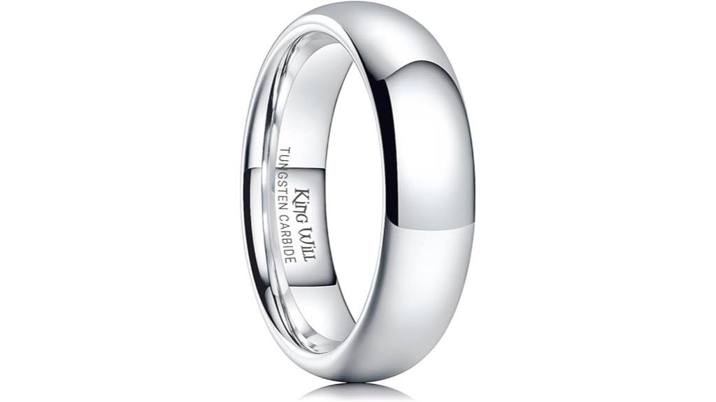 tungsten carbide wedding band