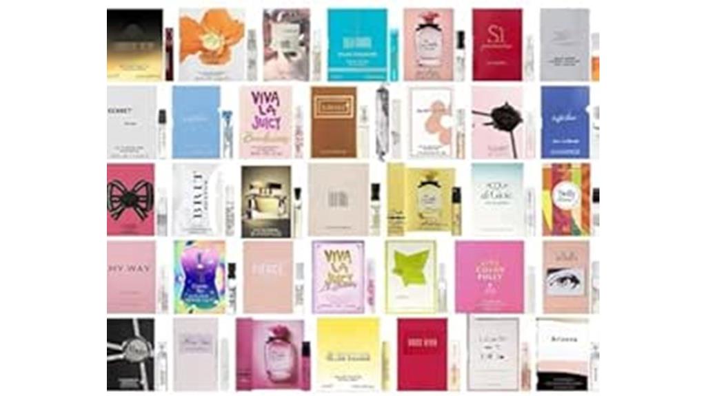 twelve women s perfume samples